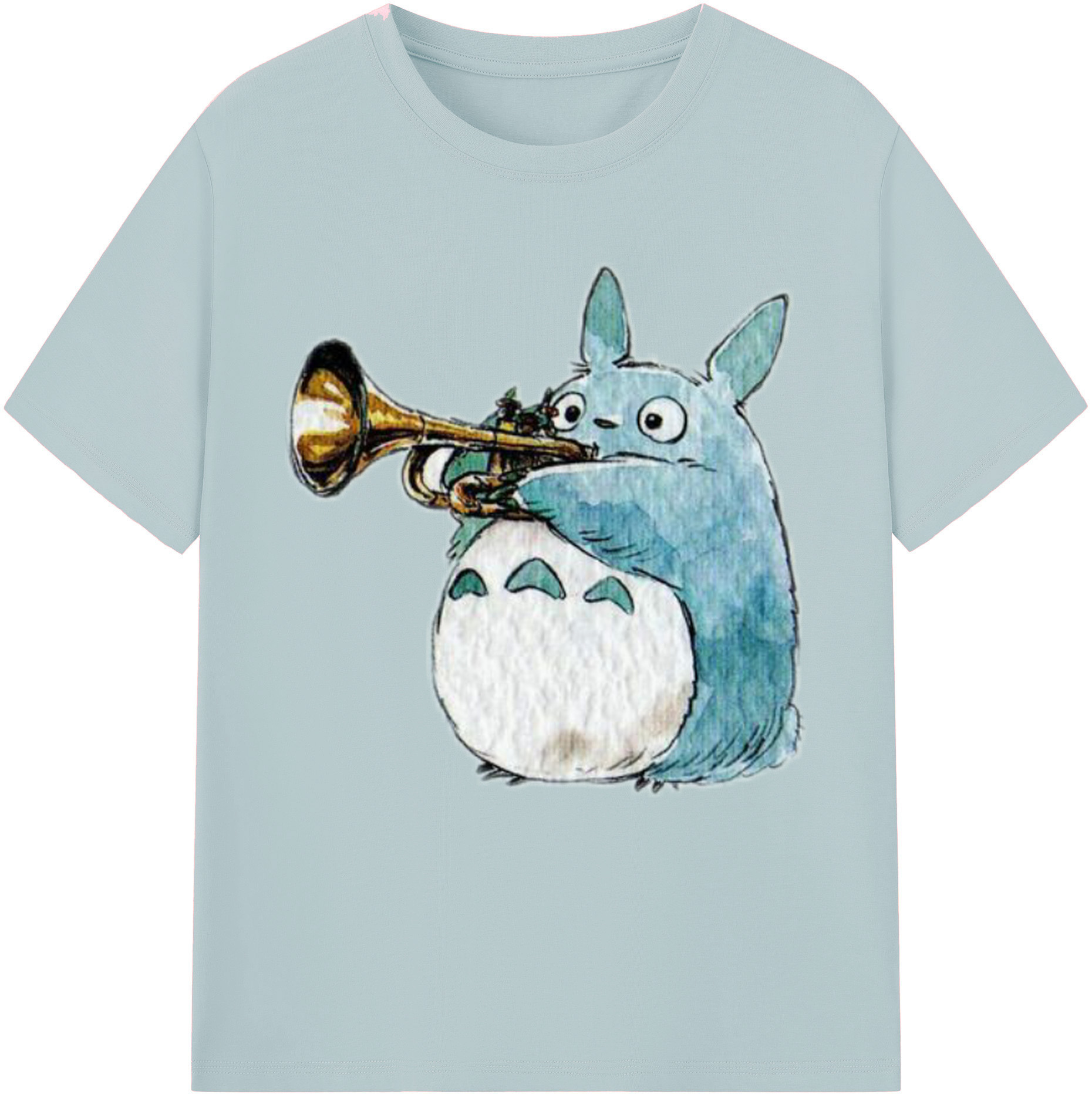 （画像用） となりのトトロ 草壁メイ 草壁サツキ My Neighbor Totoro Satsuki Kusakabe Mei Kusakabe 綿100％半袖Tシャツ（フロントプリント）